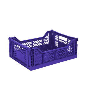 Midi Folding Crate (Sax Blue)