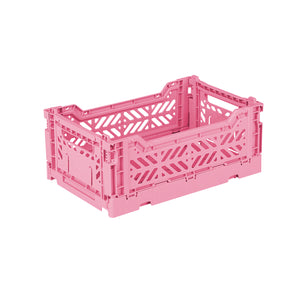 Mini Folding Crate (Baby Pink)