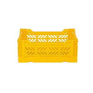 Mini Folding Crate (Yellow)
