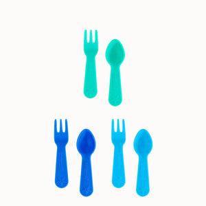 Fork And Spoon Set - Burst