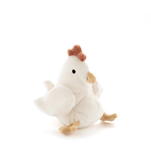 Henrietta the Hen Rattle (Cream)