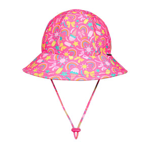 Ponytail Swim Bucket Hat (Summertime)