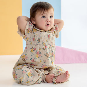 Yasmine Floral Vintage Jumpsuit