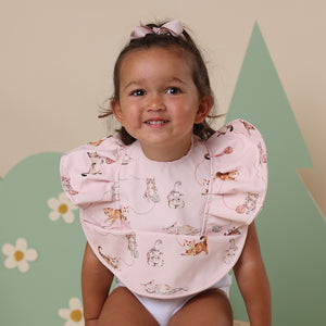 Kittens Frill Snuggle Bib