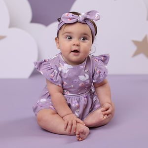 Swan Lake Short Sleeve Dress