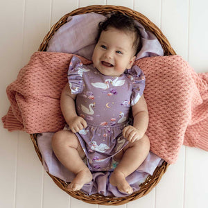 Swan Lake Short Sleeve Dress