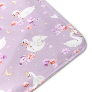 Swan Lake Hooded Baby Towel