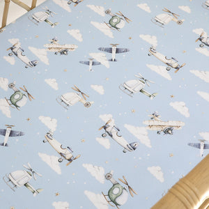 Taking Flight Bassinet Sheet/Change Pad Cover