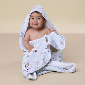 Taking Flight Hooded Baby Towel