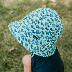 Toddler Bucket Sun Hat (Fish)