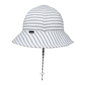 Toddler Bucket Sun Hat (Grey Stripe)