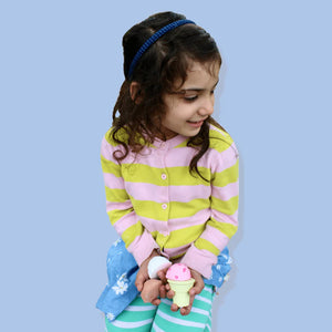 Ninas Neapolitan Ice Cream Cone Handmade Sidewalk Chalk