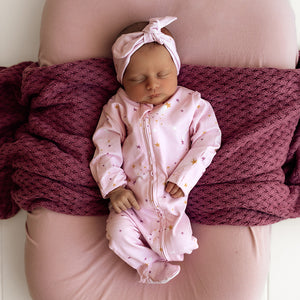 Twinkle Snuggle Sleepsuit Zip Footie