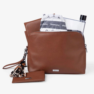 The Everything Pouch (Pebbled Tan)