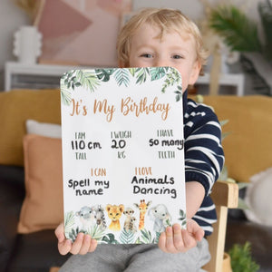 Birthday Board - Safari