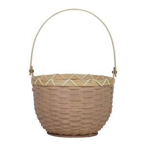 Small Blossom Basket - Light Grey