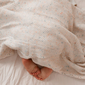 Speckled Baby Blanket (Cream)