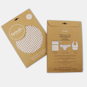 Swim Nappy Gift Set (Fawn Check)