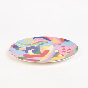 Starburst Bamboo Melamine Plates