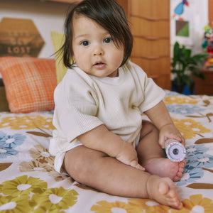 Sadie Waffle Shorts (Antique White)