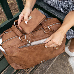 Mini Card Wallet (Tan)