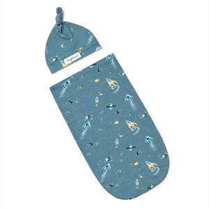 Rocket Snuggle Swaddle & Beanie
