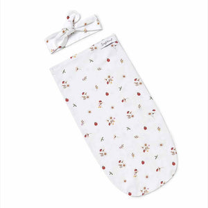 Ladybug Snuggle Swaddle & Topknot