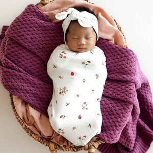 Ladybug Snuggle Swaddle & Topknot