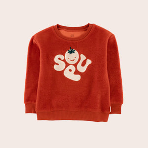 Soup Fleeced Relaxed Fit Sweater