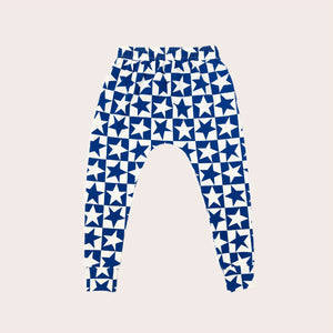 Blue Super Stars Harem Pants