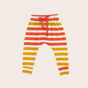 Duo Stripe Slim Fit Harem Pants