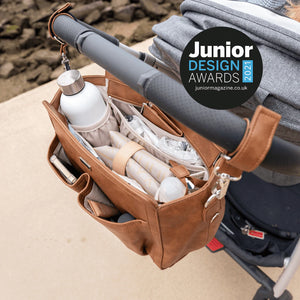 Amelia Convertible Pram Caddy (Tan)