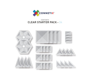 Clear Starter Pack 34 Piece