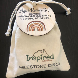 Age Milestone Discs - Rainbow