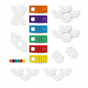 Rainbow Ball Run Expansion Pack 66 Piece