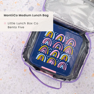 Medium Insulated Lunch Bag (Rainbows)