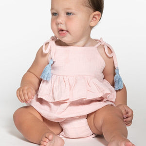 Delilah Playsuit (Baby Pink)