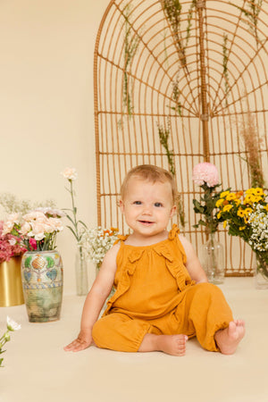 Eloise Playsuit (Mustard)