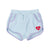 Heart You Blue Baby Shorts