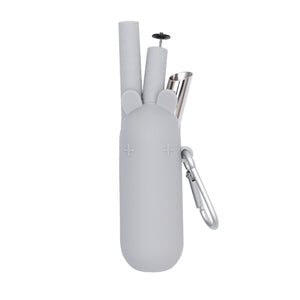 Keepie Bubble Tea Straw Set (Grey)