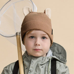 Wolf Ears Beanie (Tan)