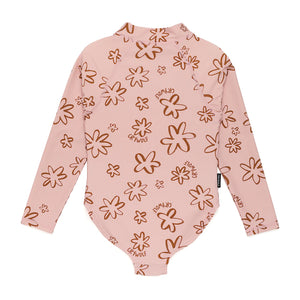 Long Sleeved Swimsuit (Flower Power)