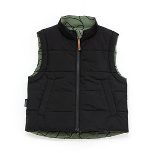 Reversible Vest (Khaki Alps)