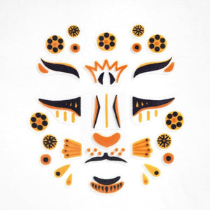 Leopard Face Sticker Set