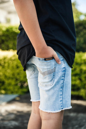 Mens Jean Shorts (Blue Denim)