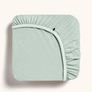 Organic Bassinet Fitted Sheet (Sage)