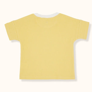 Goldie Waffle Tee (Sunshine)