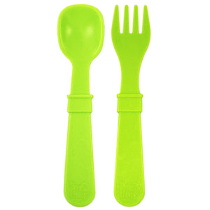 Fork and Spoon (Green)