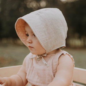 Reversible Sun Bonnet (Polly/Flax)