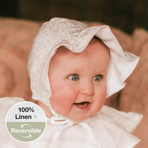 Searcher Reversible Ruffle Bonnet (Willow/Blanc)